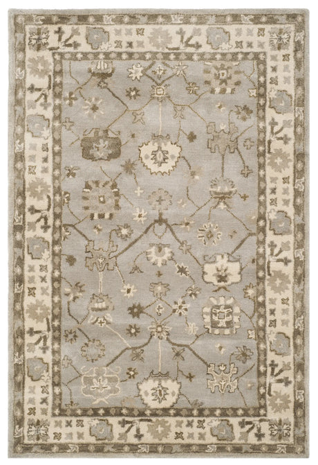 Safavieh Royalty 4'-0" x 6'-0" Rug in Silver / Cream