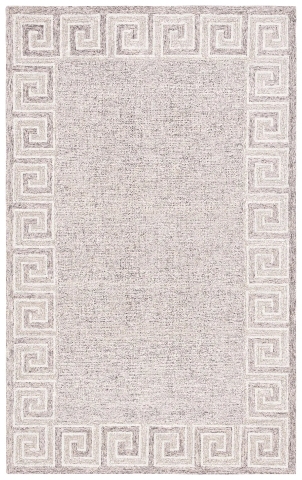 Safavieh Ebony 4'-0" x 6'-0" Rug in Dark Grey / Ivory