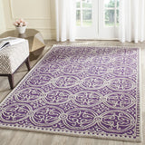 Safavieh Cambridge 5'-0" x 8'-0" Rug in Purple / Ivory