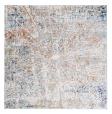 Safavieh Aston 6'-7" x 6'-7" Rug in Ivory / Navy