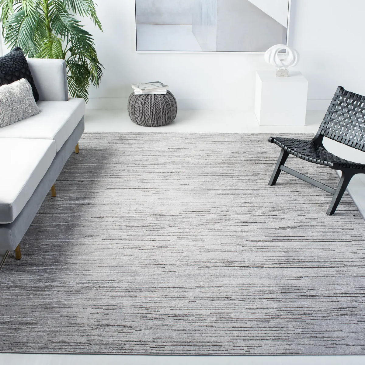 Safavieh Orchard 10'-0" x 14'-0" Rug in Grey / Light Grey