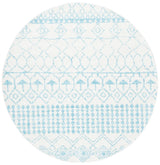 Safavieh Tulum 6'-7" x 6'-7" Rug in Ivory / Turquoise