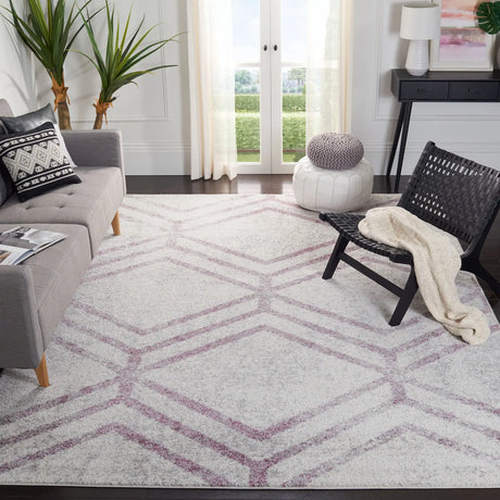 Safavieh Adirondack 10'-0" x 14'-0" Rug in Ivory / Plum