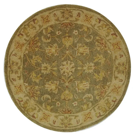 Safavieh Antiquity 3'-6" x 3'-6" Rug in Green / Gold