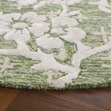 Safavieh Glamour 6'-0" x 6'-0" Rug in Green / Ivory
