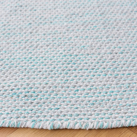 Safavieh Montauk 6'-0" x 6'-0" Rug in Turquoise / Grey