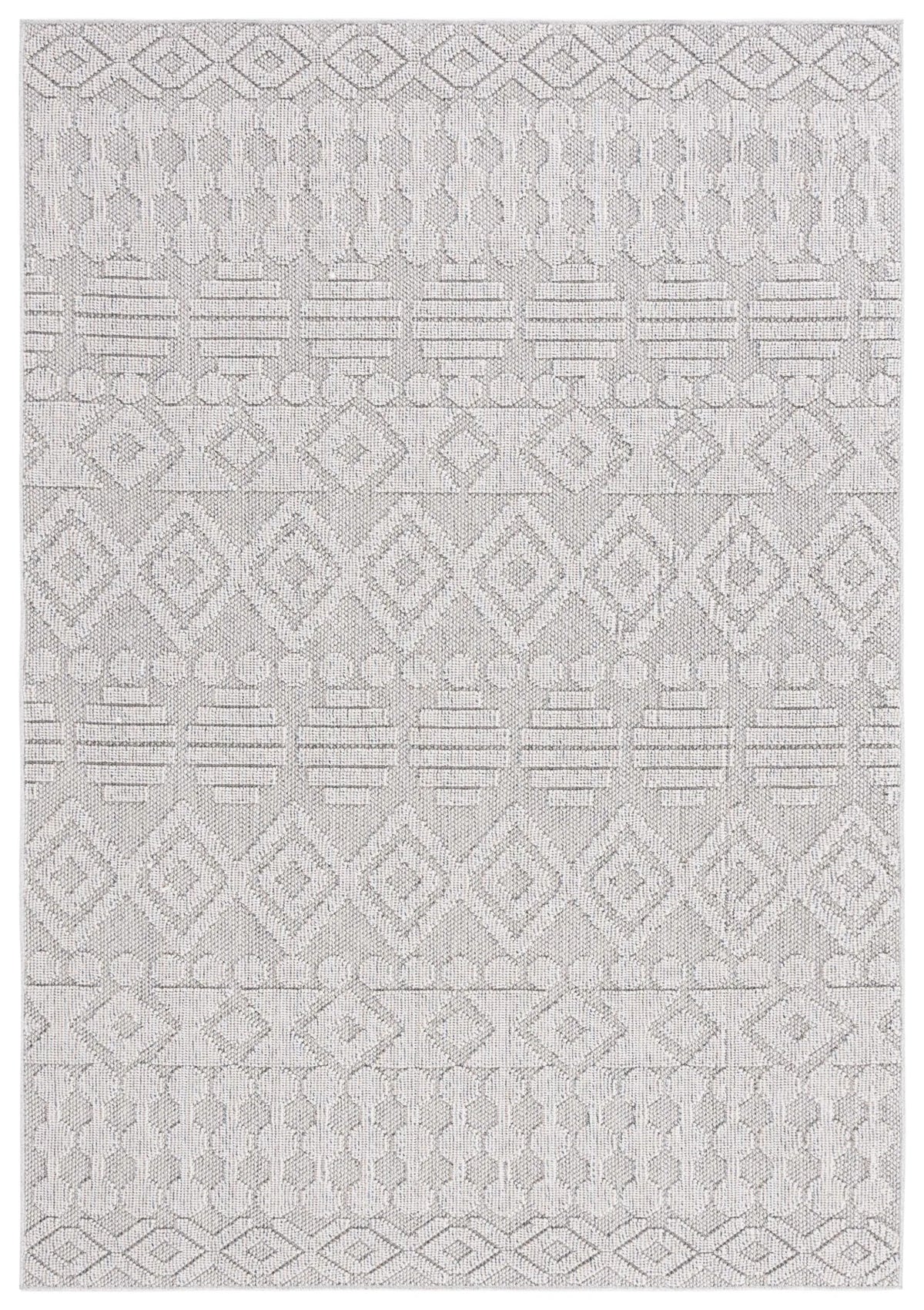 Safavieh Global 4'-0" x 6'-0" Rug in Grey / Ivory