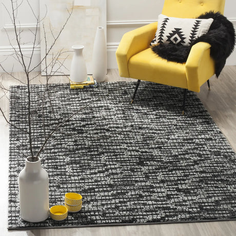 Safavieh Porcello 4'-0" x 6'-0" Rug in Light Grey / Charcoal