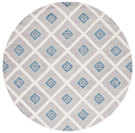 Safavieh Metro 6'-0" x 6'-0" Rug in Blue / Ivory