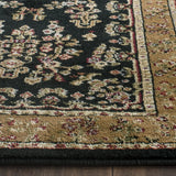 Safavieh Lyndhurst 2'-3" x 8'-0" Rug in Black / Tan