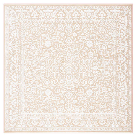Safavieh Martha Stewart Sabrina 6'-7" x 6'-7" Rug in Gold / Ivory