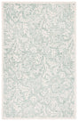 Safavieh Micro-Loop 4'-0" x 6'-0" Rug in Grey / Ivory