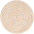Safavieh Easy Care 3'-0" x 3'-0" Rug in Orange / Ivory