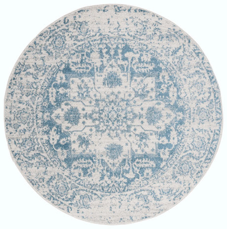 Safavieh Madison 5'-3" x 5'-3" Rug in Teal / Ivory