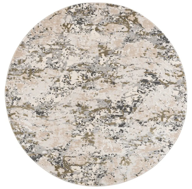 Safavieh Pearl 6'-7" x 6'-7" Rug in Ivory / Grey Green