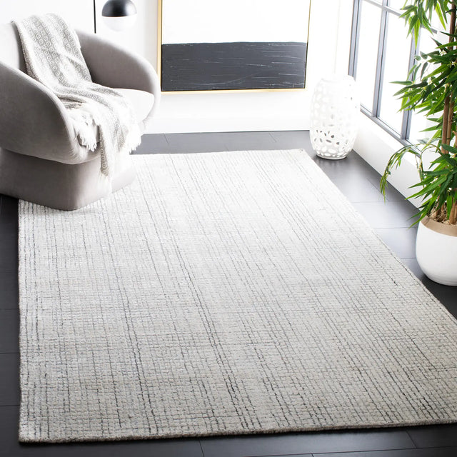 Safavieh Abstract 4'-0" x 6'-0" Rug in Ivory / Grey