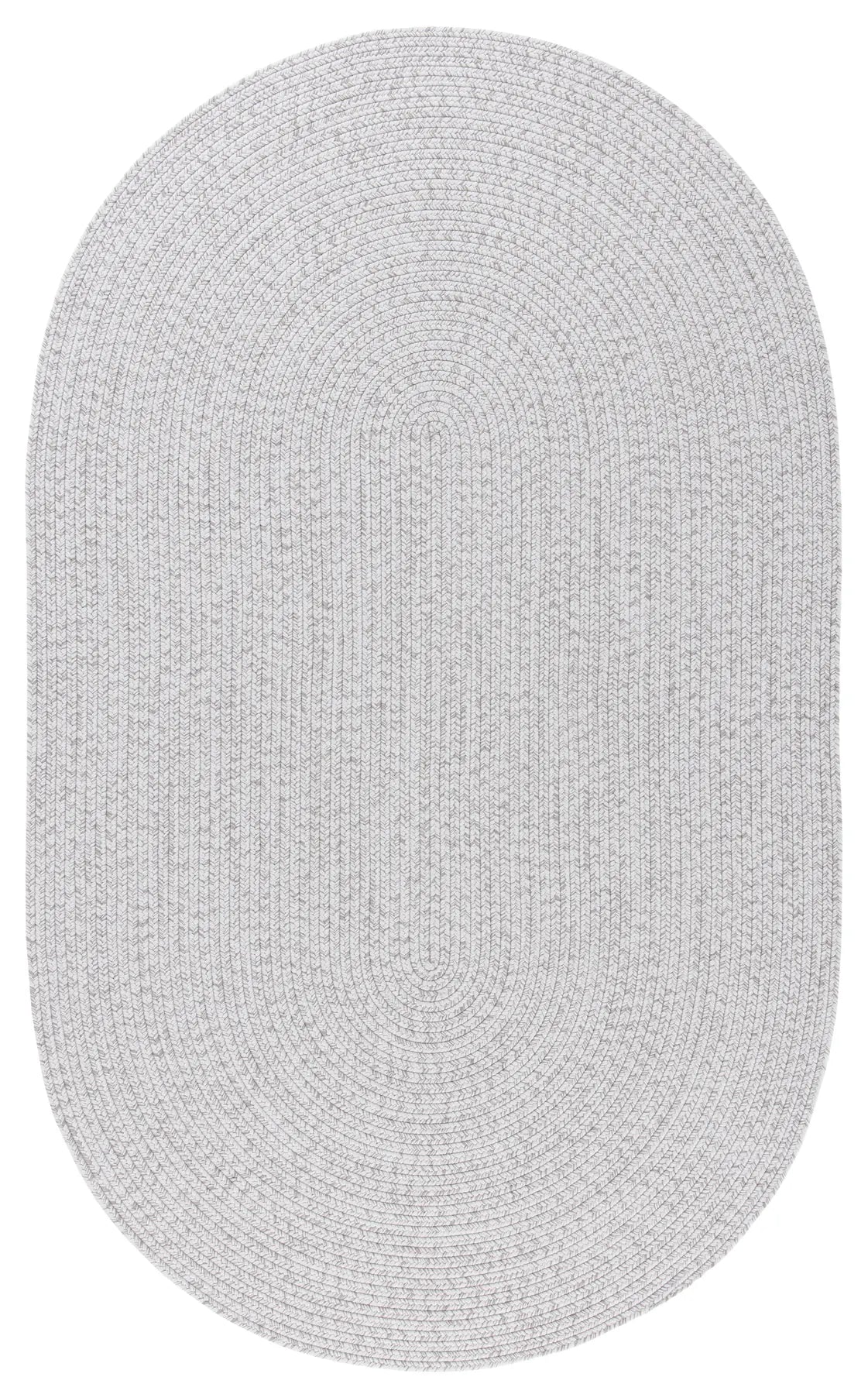 Safavieh Braided 5'-0" x 8'-0" Rug in Silver / Grey