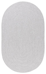 Safavieh Braided 5'-0" x 8'-0" Rug in Silver / Grey