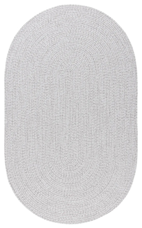 Safavieh Braided 5'-0" x 8'-0" Rug in Silver / Grey