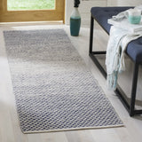 Safavieh Montauk 2'-3" x 10'-0" Rug in Navy / Ivory