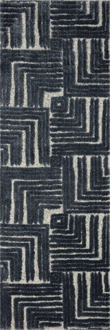 Loloi Hagen Hag-05 Blue/White Rugs - runner flat