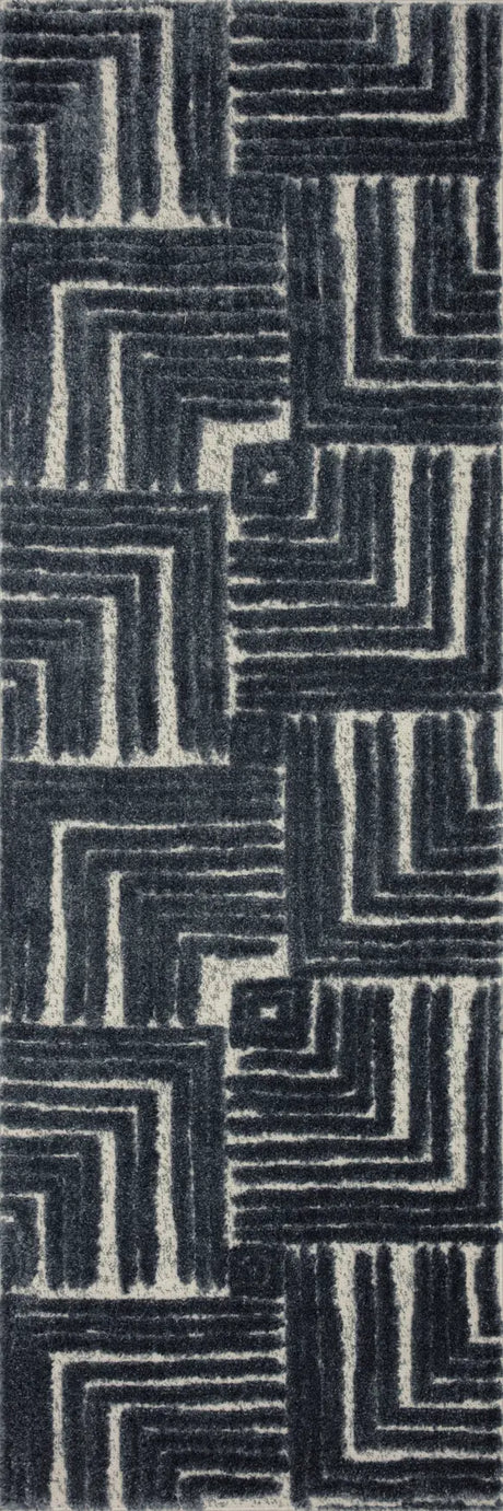 Loloi Hagen Hag-05 Blue/White Rugs - runner flat