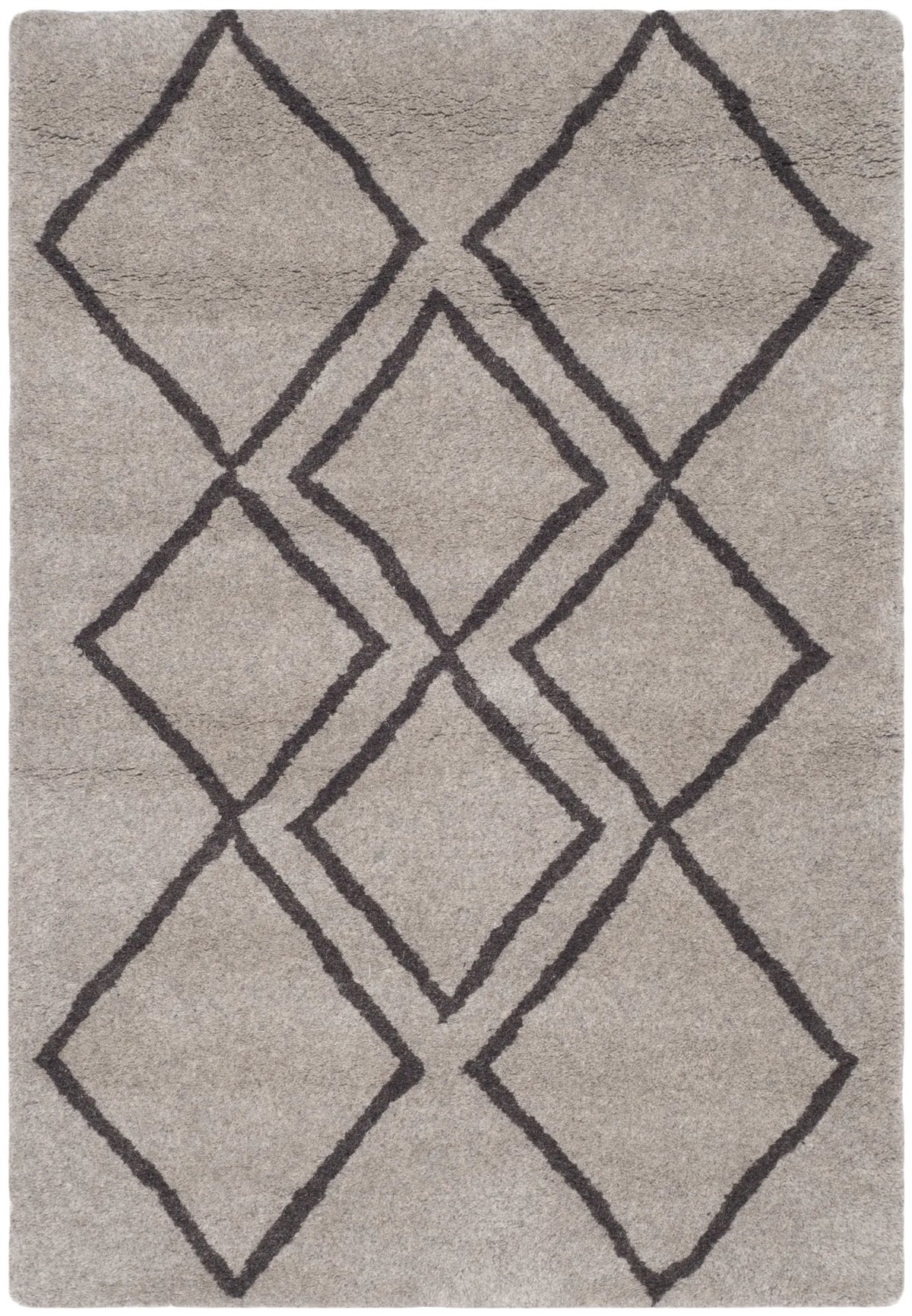 Safavieh Soho 2'-0" x 3'-0" Rug in Light Grey / Dark Grey