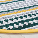 Safavieh Montauk 6'-0" x 6'-0" Rug in Yellow / Ivory