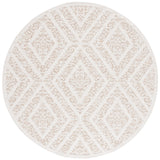 Safavieh Martha Stewart Global 6'-7" x 6'-7" Rug in Light Beige / Brown