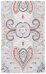 Safavieh Bella 3'-0" x 5'-0" Rug in Grey / Red