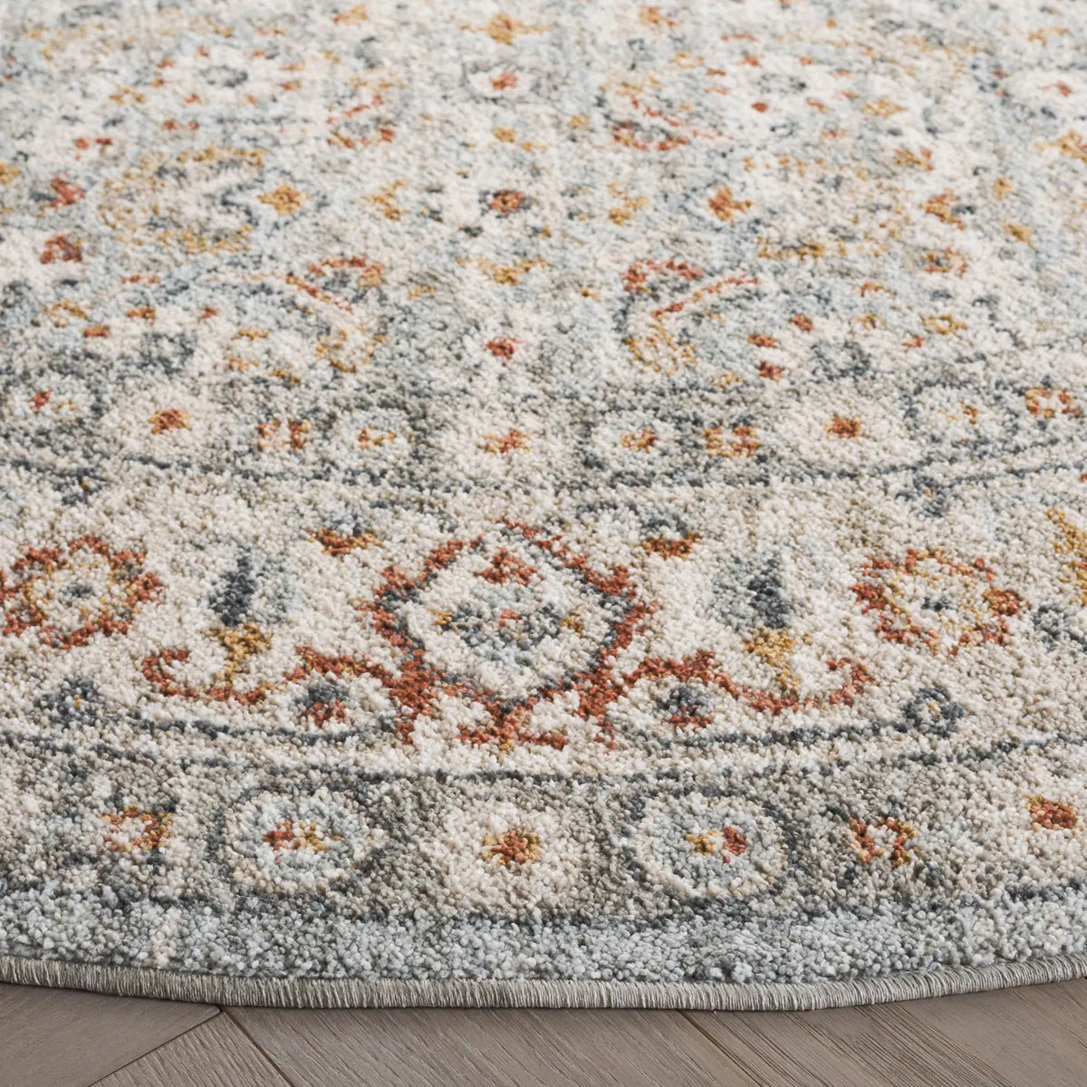 Safavieh Avalon 6'-7" x 6'-7" Rug in Light Blue / Ivory