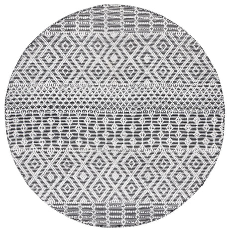 Safavieh Casablanca 6'-0" x 6'-0" Rug in Black / Ivory