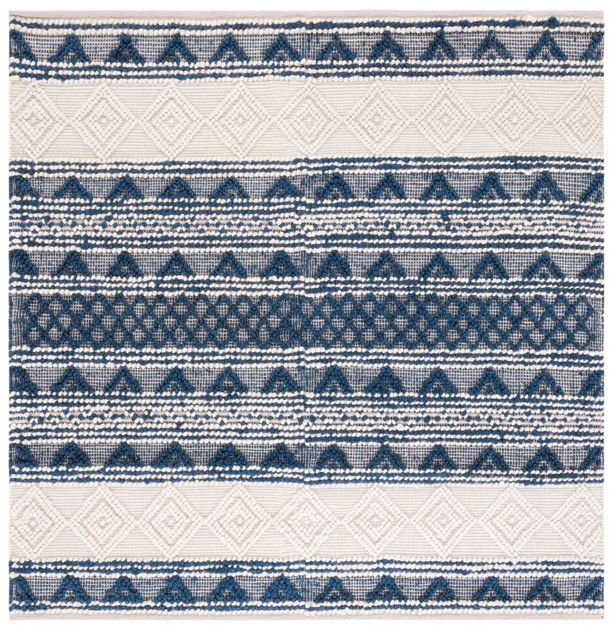 Safavieh Natura 6'-0" x 6'-0" Rug in Navy / Ivory