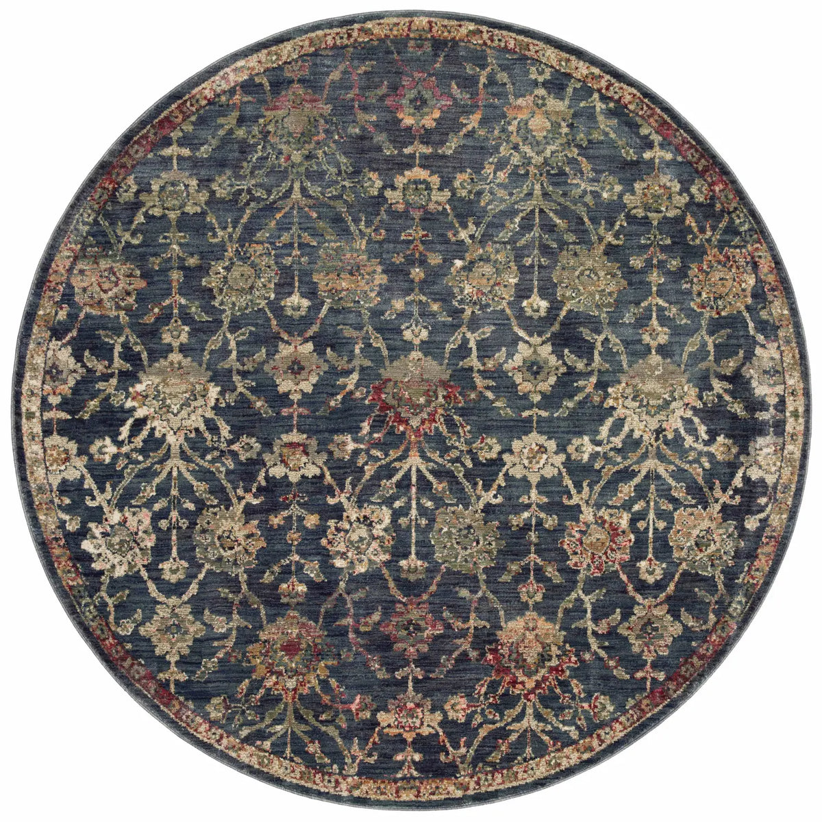 Loloi Giada Gia-05 Navy/Multi Rugs - round flat