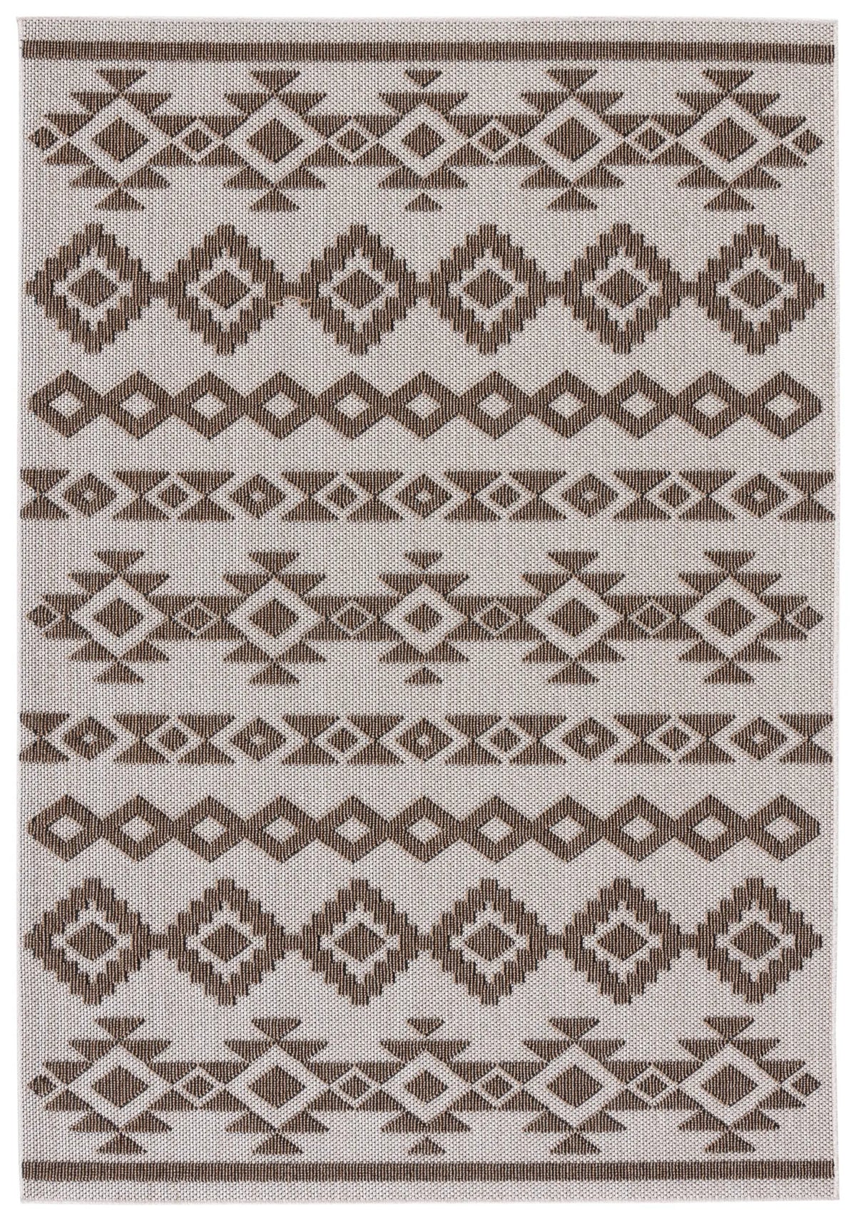 Safavieh Global 4'-0" x 6'-0" Rug in Beige / Dark Beig