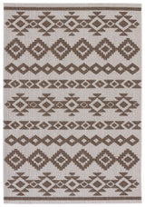 Safavieh Global 4'-0" x 6'-0" Rug in Beige / Dark Beig