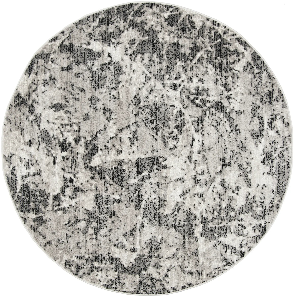 Safavieh Skyler 6'-7" x 6'-7" Rug in Charcoal / Ivory
