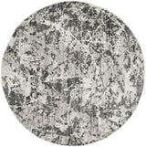 Safavieh Skyler 6'-7" x 6'-7" Rug in Charcoal / Ivory