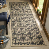 Safavieh Martha Stewart 2'-7" x 8'-2" Rug in Anthracite / Beige