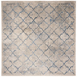 Safavieh Brentwood 6'-7" x 6'-7" Rug in Light Grey / Blue