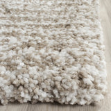 Safavieh Ultimate Shag 6'-0" x 9'-0" Rug in Sand / Ivory