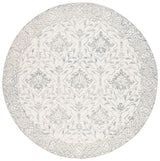 Safavieh Dip Dye 5'-0" x 5'-0" Rug in Light Blue / Ivory