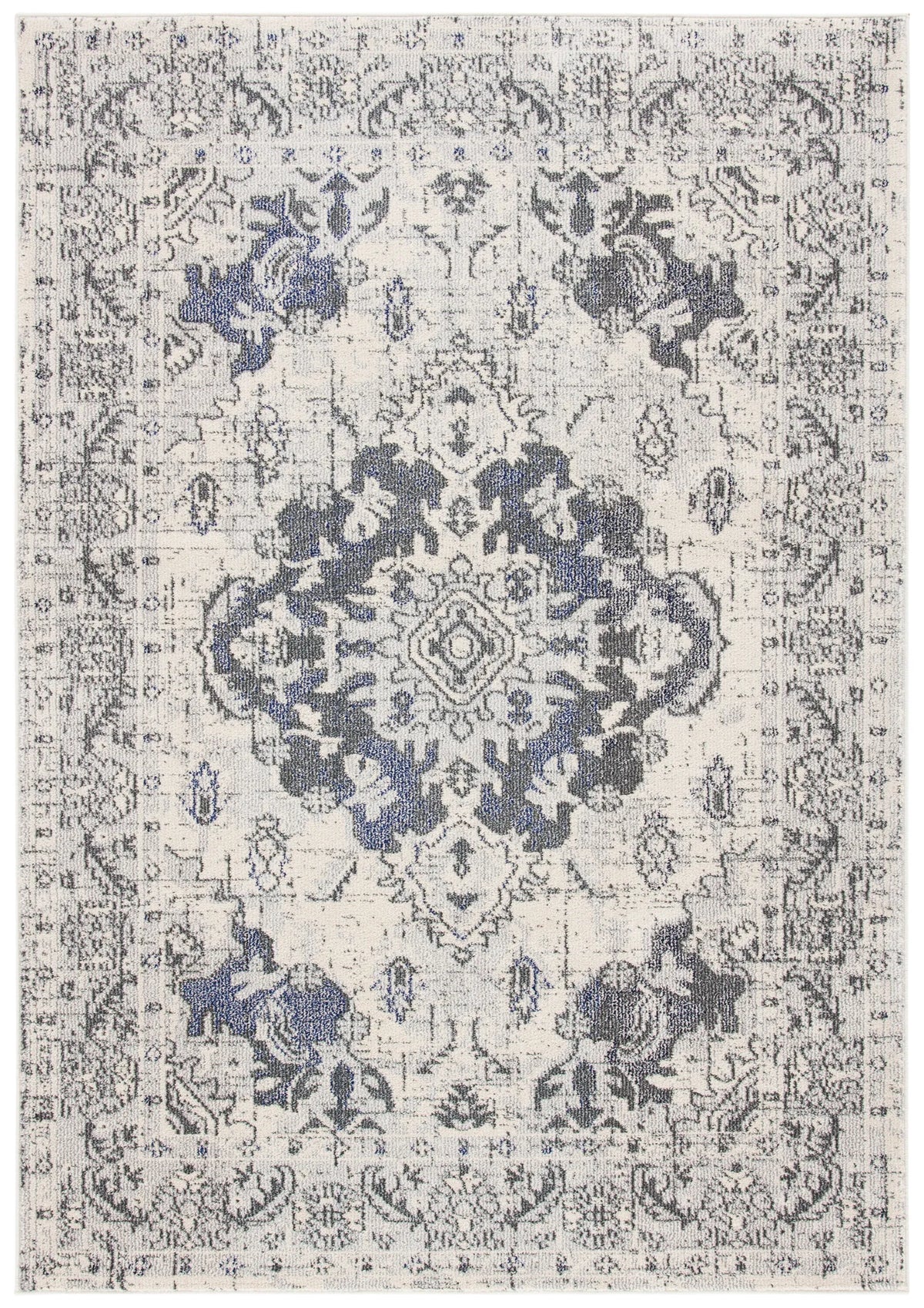 Safavieh Monaco 4'-0" x 5'-7" Rug in Ivory / Grey