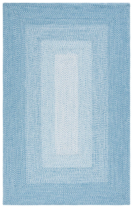 Safavieh Braided 4'-0" x 6'-0" Rug in Aqua