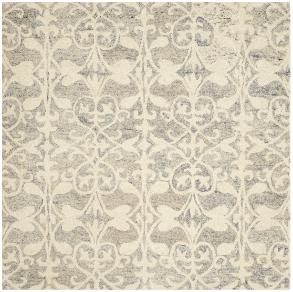 Safavieh Chatham 5'-0" x 5'-0" Rug in Light Grey / Ivory