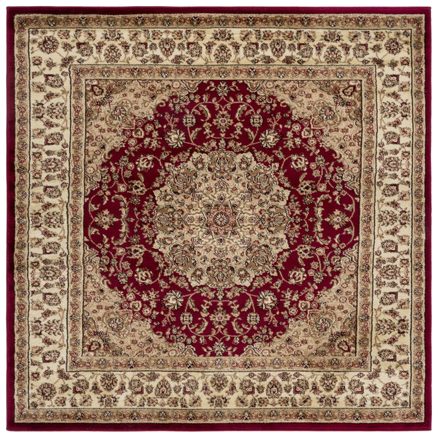 Safavieh Lyndhurst 6'-0" x 6'-0" Rug in Red / Ivory