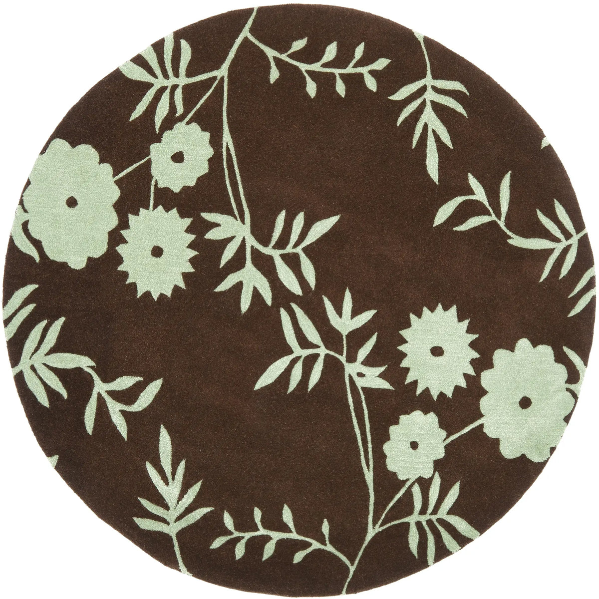 Safavieh Soho 6'-0" x 6'-0" Rug in Brown / Teal