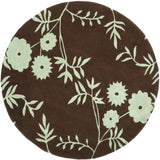 Safavieh Soho 6'-0" x 6'-0" Rug in Brown / Teal