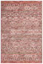 Safavieh Pyramid 4'-5" x 6'-5" Rug in Rust / Ivory Grey