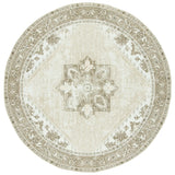 Safavieh Tucson 5'-0" x 5'-0" Rug in Sage / Ivory